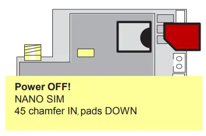 TACFONE CB-4G User Guide - Inserting SIM