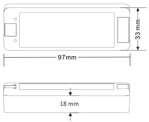 OptonicaLED-RGB-CCT-Dimming-3-Channel-LED-RF-Controller-FIG-1