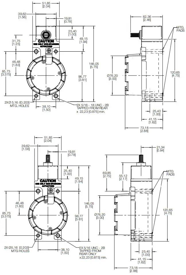 Honeywell BX4D3K Micro Switch BX Series Explosion Proof Limit Switch - Fig6