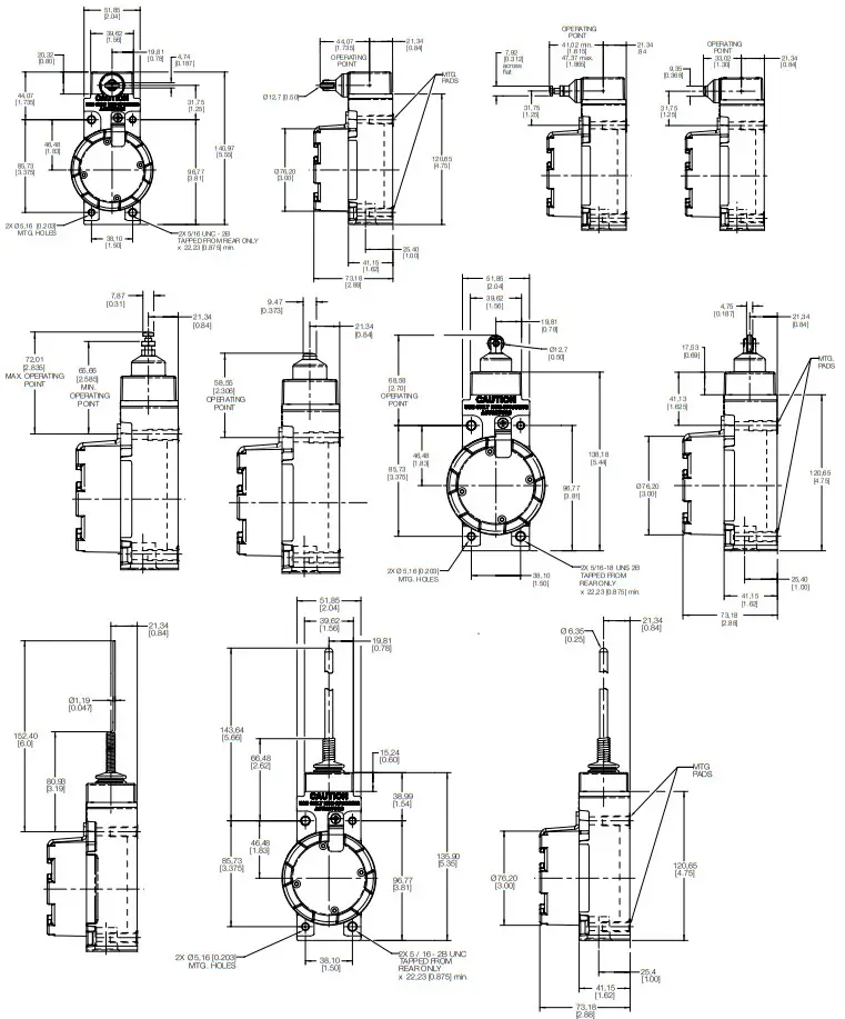 Honeywell BX4D3K Micro Switch BX Series Explosion Proof Limit Switch - Fig7