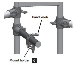 V-Drums TD-1 Double Mesh Kit Installation Guide - Attach mount holder to the snare pipe