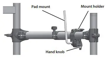 V-Drums TD-1 Double Mesh Kit Installation Guide - Attach pad mount to the snare pipe
