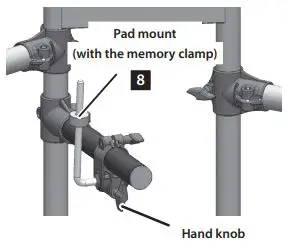 V-Drums TD-1 Double Mesh Kit Installation Guide - Attach pad mount