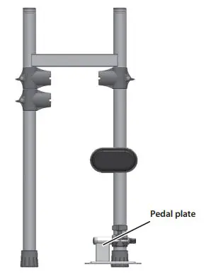 V-Drums TD-1 Double Mesh Kit Installation Guide - Attach the pedal plate to the mount holder