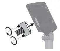 V-Drums TD-1 Double Mesh Kit Installation Guide - Connect the cable to TD