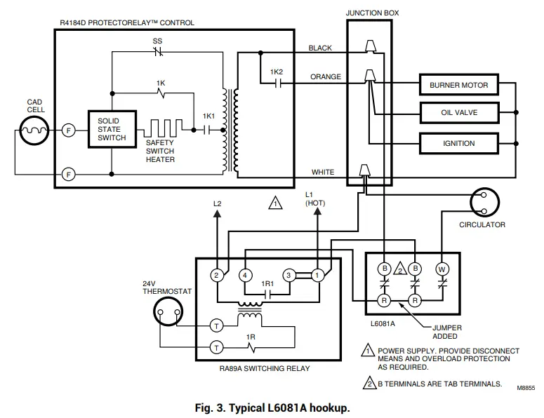 resideo L6081A Multi-Function Aquastat Controller-fig4