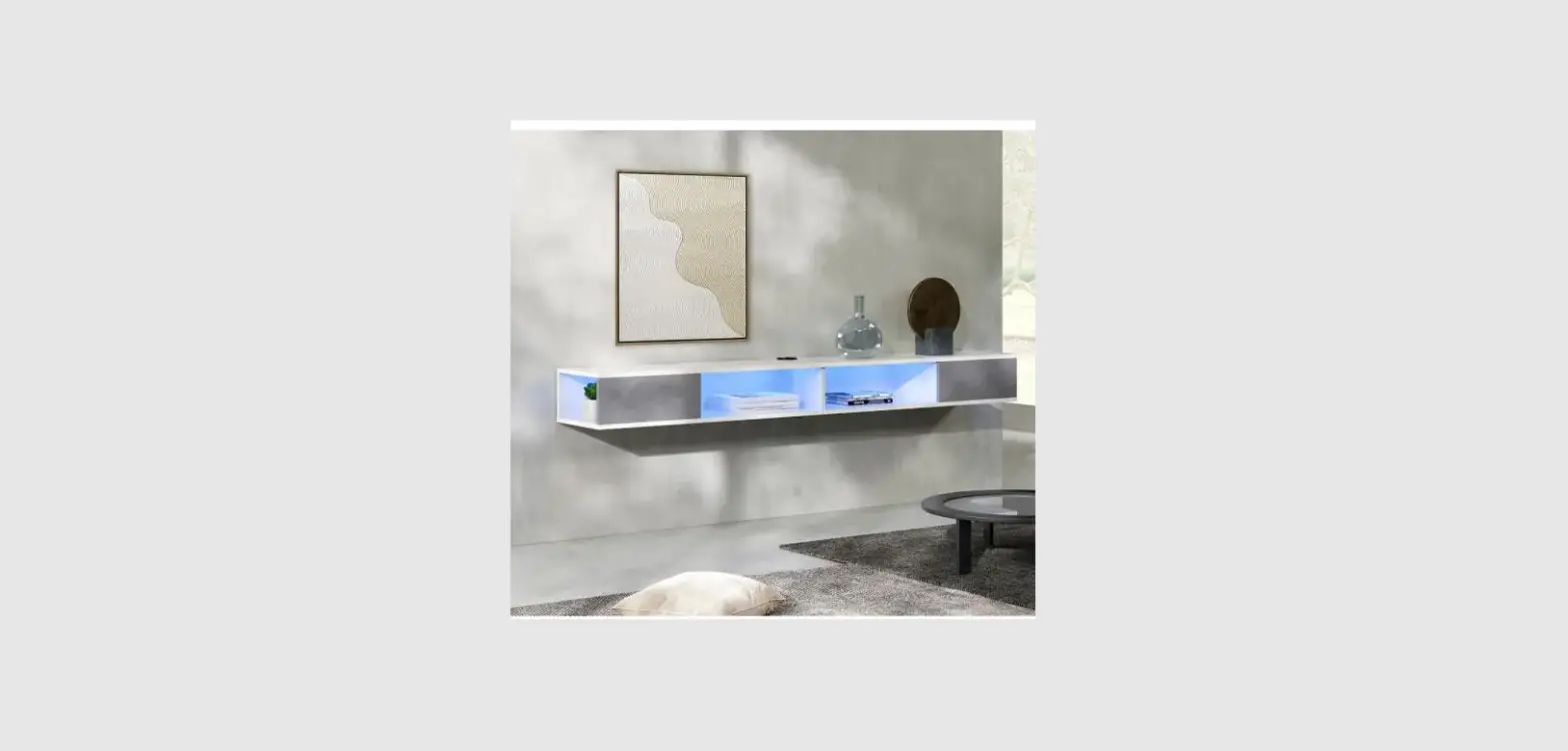 Wampat W15u2182w Floating 70 In. Tv Stand Entertainment Instruction Manual Wampat W15u2182w Floating 70 In. Tv Stand Entertainment Instruction Manual