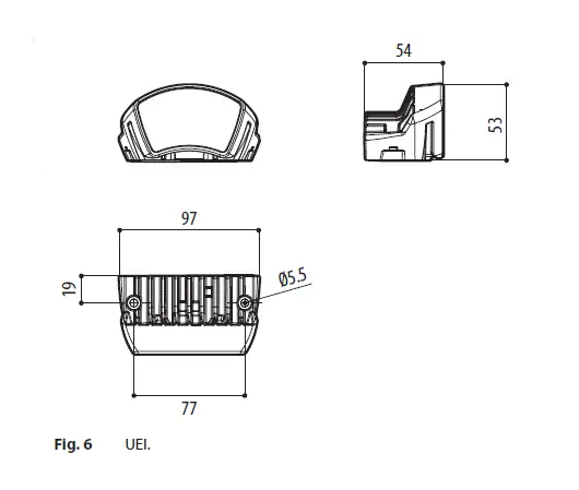 VIDEOTEC UEI LED Illuminator for ULISSE EVO FIG 7