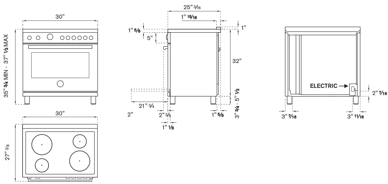 BERTAZZONI-MAST304CEMXE-Master-Series-Electric-Range-FIG-5
