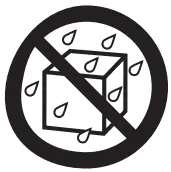 Don't Wash With Water Icon