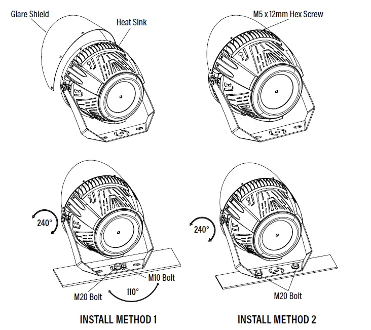 NOVALUX 84235 600W LED Stadium Light fig 2