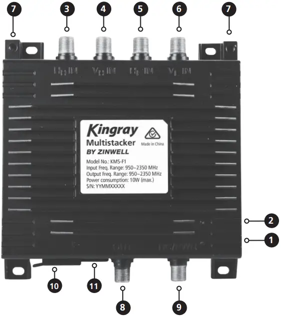 Kingray KMS F1 Satellite Multistacker - Overview