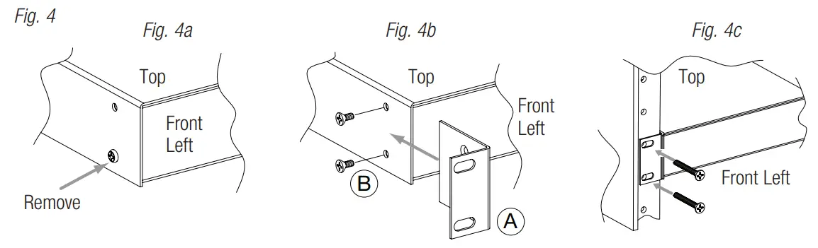 Altronix VertiLine24 Series VertiLine24D CCTV Rack Mount Power Supplies - Mounting Options