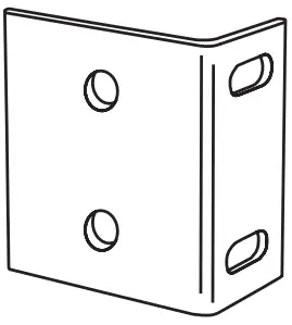 Altronix VertiLine24 Series VertiLine24D CCTV Rack Mount Power Supplies - mounting brackets