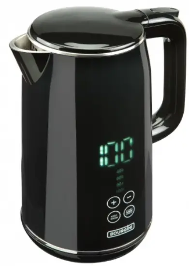 BOURGINI 23.5011.00.00 1.7L Cool Touch Digital Kettle
