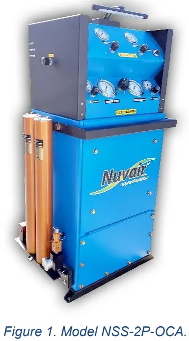 vNuvair NSS 2P OCA Compressed Gas Solutions Fill Containment Station - Fig