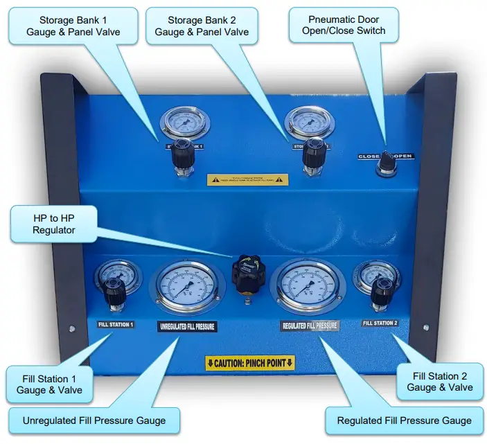 Nuvair NSS 2P OCA Compressed Gas Solutions Fill Containment Station - Fill Containment Station Layout