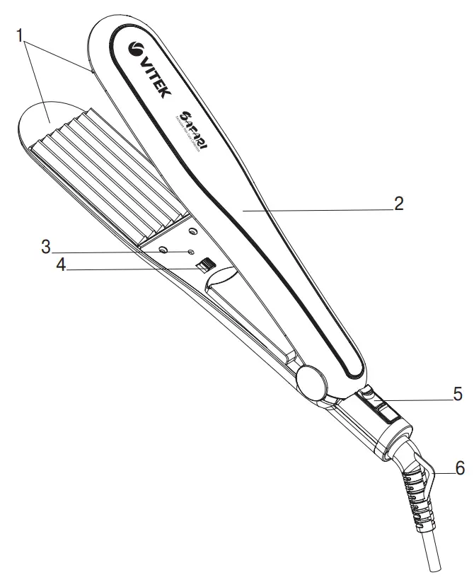 VITEK VT 2505 Curling Tongs
