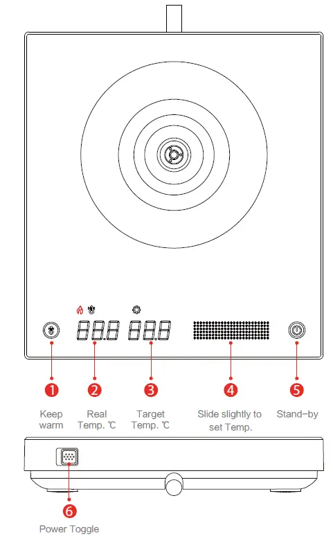 TIMEMORE-600ML-Fish-Smart-Electric-Coffee-Kettle-fig-2