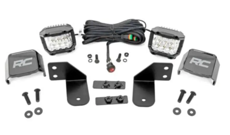 Rough Country 921930810 Polaris 2019-21 Ranger Rear Cube Mount Instruction Manual