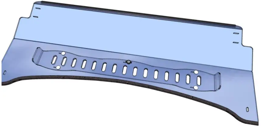 FALCON RIDGE KAW 610 WD05 Aero Vent 2 Piece Lexan Windshield - Cover