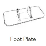 BLACKOUT Jacks - Foot Plate