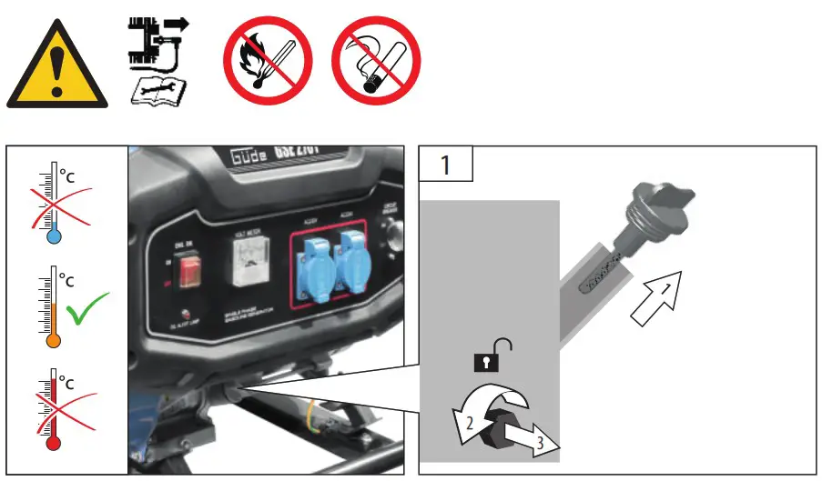 Gude GSE 2701 Power Generator - Cleaning Maintenance 3