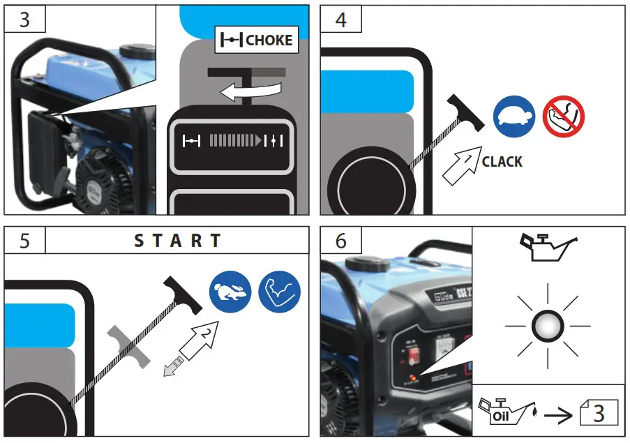 Gude GSE 2701 Power Generator - Operation 2