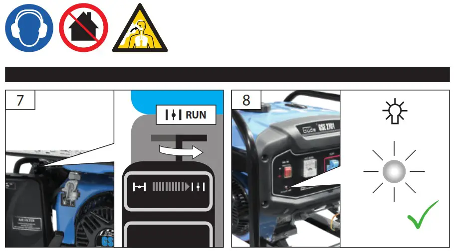 Gude GSE 2701 Power Generator - Operation 3