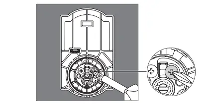 Remove the cylinder screw