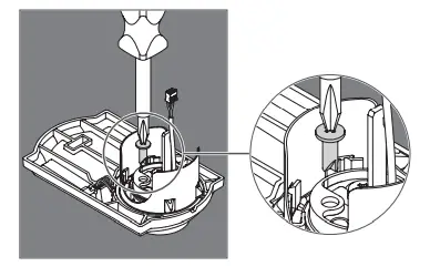 Replace the spacer screw