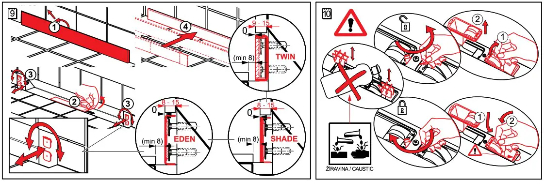 ALCA PLAST APZ5 Spa Linear Shower Drain - spare parts 5