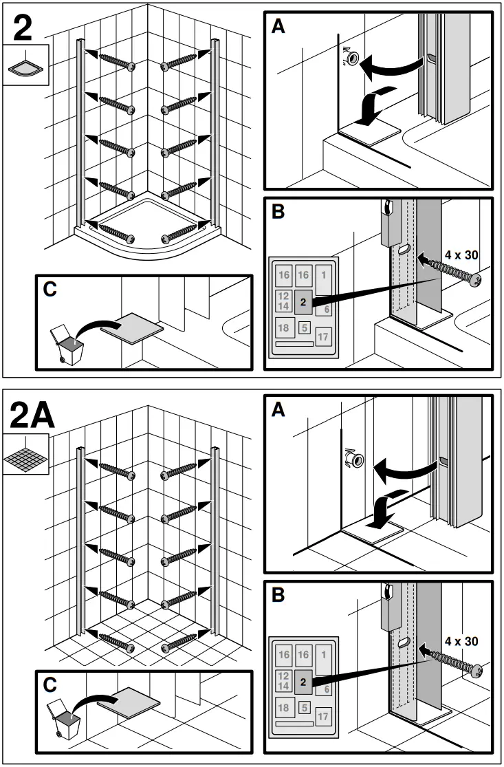 GUSTAVSBERG Skandic KR 100 Shower - fig 5