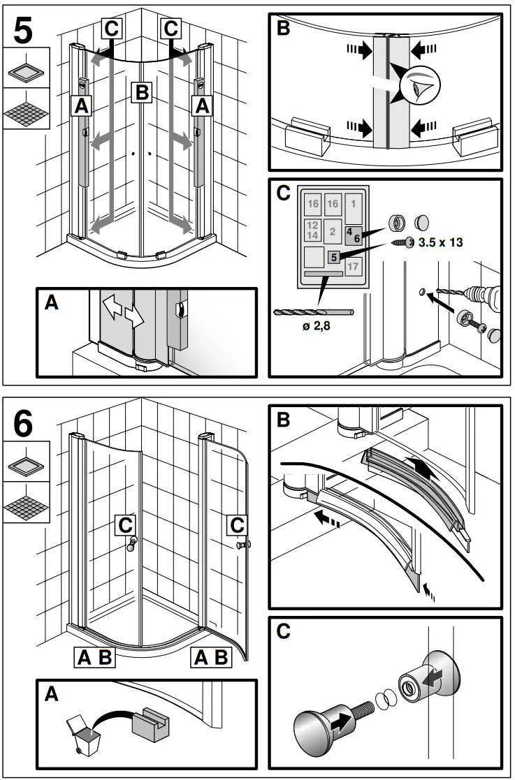GUSTAVSBERG Skandic KR 100 Shower - fig 7