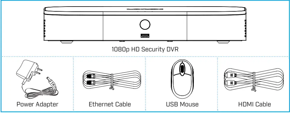Lorex D241A81-62NA Indoor-Outdoor Wired Security Camera System-1