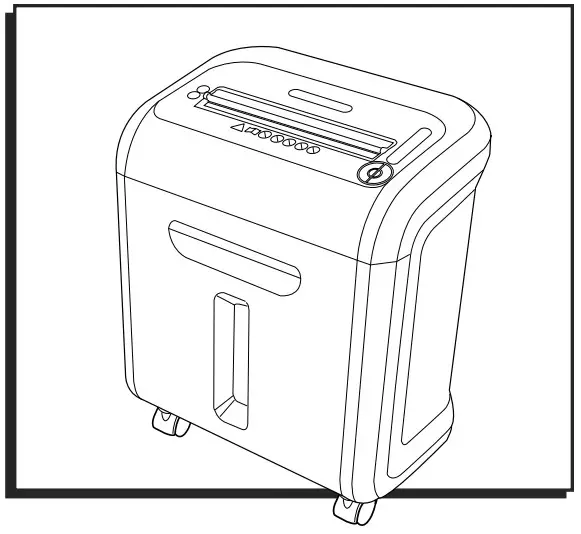 ULINE H-2606 Fellowes PS-79Ci Paper Shredder -