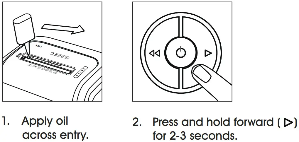 ULINE H-2606 Fellowes PS-79Ci Paper Shredder -OILING SHREDDER