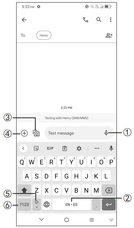 TCL 30 5G Smartphone - Messages