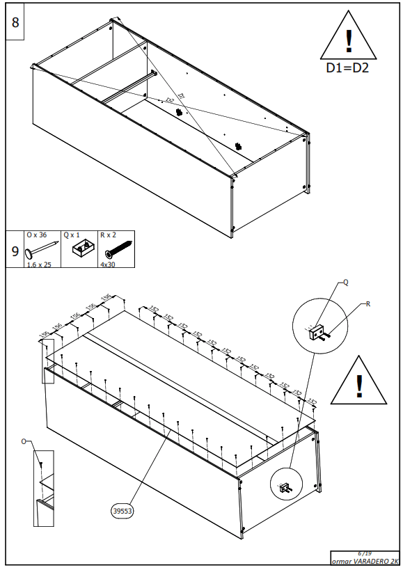 ormar Varadero 2K Bedroom wardrobe - 7