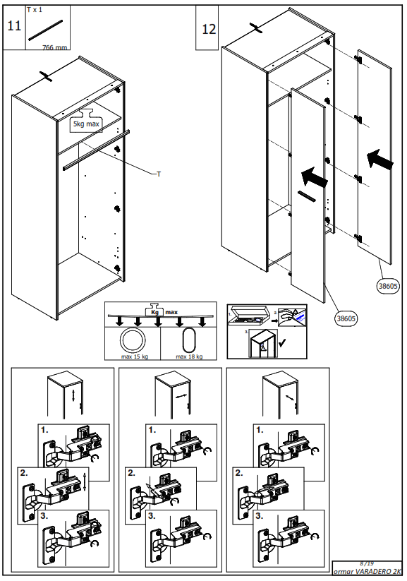 ormar Varadero 2K Bedroom wardrobe - 9