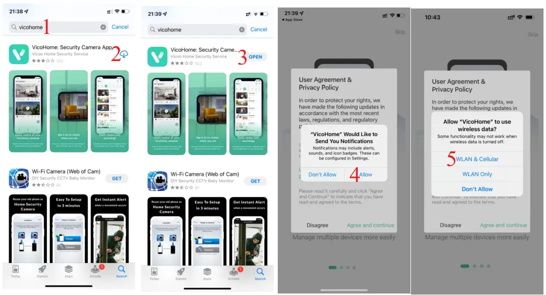HOSAFE D4 Wireless Solar Security Camera - Figure 1