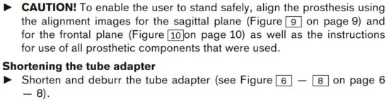 FIG 34 Bench alignment of the prosthesis