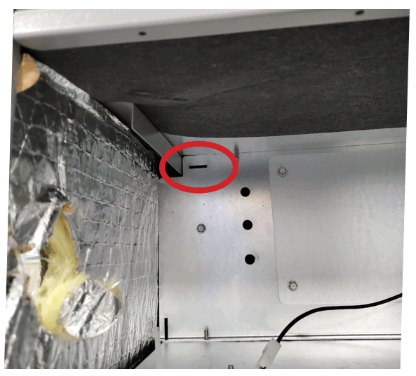 Ruud NAMP1 Series One Piece PSC Air Handler - Control Panel