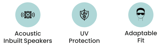 ambrane Glares Glasses with Inbuilt Speakers for Calls and Music - icon