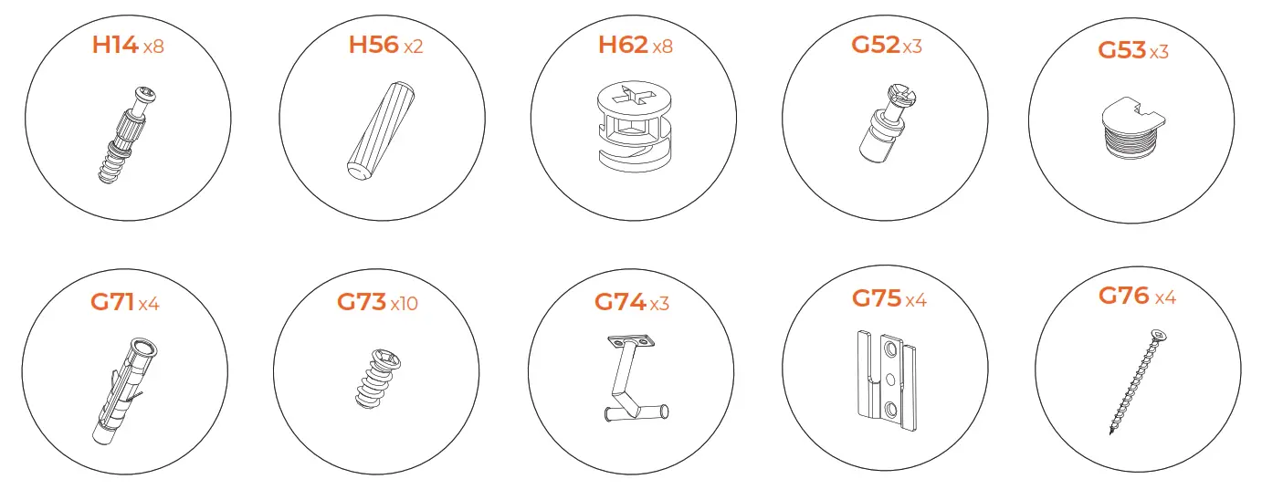 ASHLEY 10041038 Coat Rack - HARDWARE