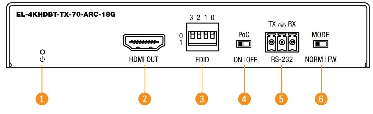 ELAN EL-4KHDBT-KIT-70-ARC-18G 4K HDBaseT ARC Extender fig 2