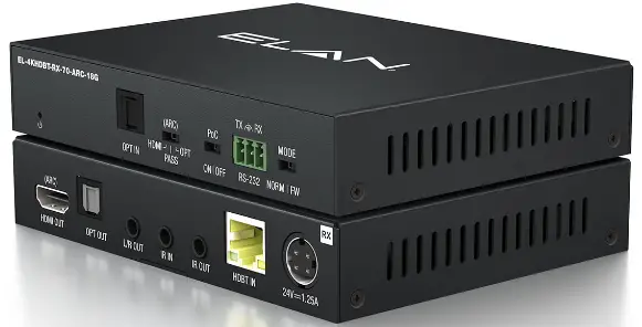 ELAN EL-4KHDBT-KIT-70-ARC-18G 4K HDBaseT ARC Extender