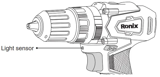 Ronix 8900K Brushless Cordless Impact Drill - fig 1