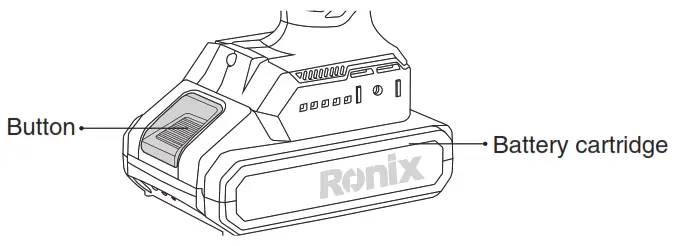 Ronix 8900K Brushless Cordless Impact Drill - fig 2