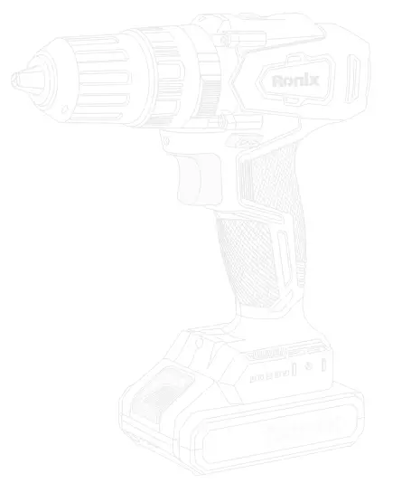 Ronix 8900K Brushless Cordless Impact Drill - fig 7